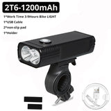 20000 Lums Bicycle Light USB Rechargeable Bike Light