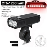 20000 Lums Bicycle Light USB Rechargeable Bike Light