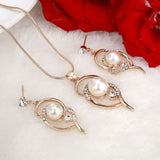 Elegant Pearl Jewelry Set