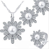 Elegant Pearl Jewelry Set