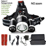 50000 LM Fishing Hunting Lighting Bicycle Light Flashlight Torch