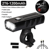 15000 LM USB Rechargeable Built In Bicycle Light