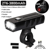 15000 LM USB Rechargeable Built In Bicycle Light