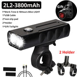 15000 LM USB Rechargeable Built In Bicycle Light