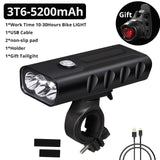 15000 LM USB Rechargeable Built In Bicycle Light