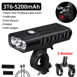 15000 LM USB Rechargeable Built In Bicycle Light