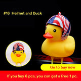 WorthWhile Bicycle Duck Bell with Light Broken Wind  Small Yellow Duck MTB Road Bike Motor Helmet Riding Cycling Accessories
