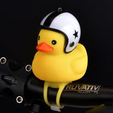 WorthWhile Bicycle Duck Bell with Light Broken Wind  Small Yellow Duck MTB Road Bike Motor Helmet Riding Cycling Accessories