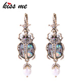 KISS ME Cultured Pearl Star Insect Earrings 2019