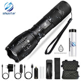 Led Flashlight Ultra Bright Camping Waterproof Light Torch