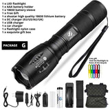 Led Flashlight Ultra Bright Camping Waterproof Light Torch