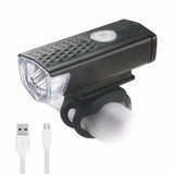 USB Rechargeable 300 Lumen 3 Mode Bicycle Front Light