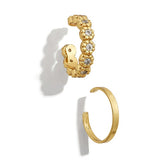 Bohemian Imitation Pearls Ear Cuff