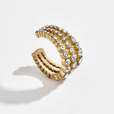 Bohemian Imitation Pearls Ear Cuff