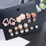 2019 New Fashion Women Flower Pearl