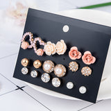 2019 New Fashion Women Flower Pearl