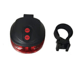 Bicycle Front Head LED Light & Tail Light Set