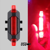 Bicycle Taillight Rechargeable USB Rear Led Light