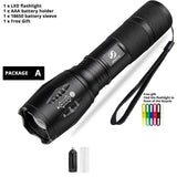 Led Flashlight Ultra Bright Camping Waterproof Light Torch