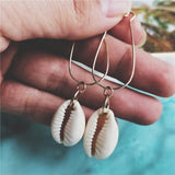 Pearl Sea Shell Earrings For Women