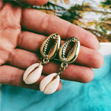 Pearl Sea Shell Earrings For Women