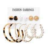 Pearl Sea Shell Earrings For Women