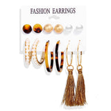 Pearl Sea Shell Earrings For Women