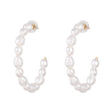 New Sea Shell Pendant Earrings Gold