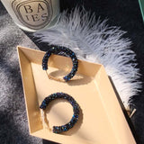 Luxury Exaggerated Big Circle Imitation Pearl Earrings