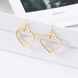 Luxury Exaggerated Big Circle Imitation Pearl Earrings