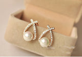 Fashion Jewelry Simulated Pearl Drop Earrings