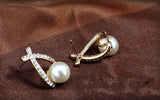 Fashion Jewelry Simulated Pearl Drop Earrings
