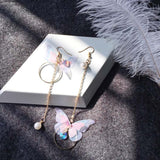 2019 Korea Retro Butterfly Imitation Pearl Earring's