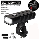 15000 LM USB Rechargeable Built In Bicycle Light