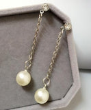 Luxury Exaggerated Big Circle Imitation Pearl Earrings
