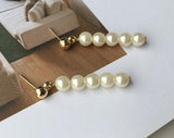 Luxury Exaggerated Big Circle Imitation Pearl Earrings