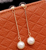 Luxury Exaggerated Big Circle Imitation Pearl Earrings