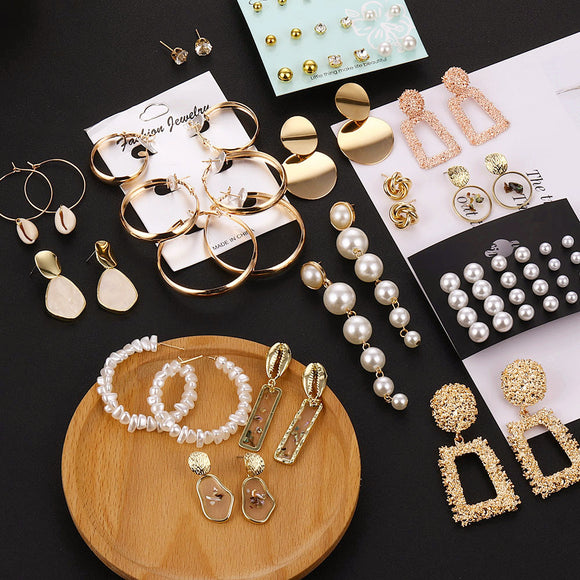 AILEND Korean New Pearl Earrings