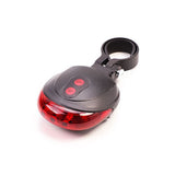 LED Laser Safety Warning Waterproof Bicycle Lights