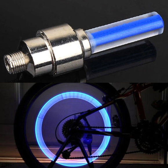 Valve Caps Wheel Spokes LED Fluorescent Light