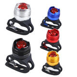 Aluminum Bicycle Front Rear Tail Helmet LED Flash Lights