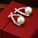 Fashion Jewelry Simulated Pearl Drop Earrings