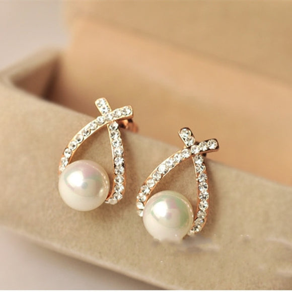 Fashion Jewelry Simulated Pearl Drop Earrings