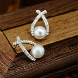 Fashion Jewelry Simulated Pearl Drop Earrings