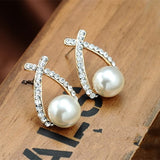 Fashion Jewelry Simulated Pearl Drop Earrings