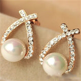 Fashion Jewelry Simulated Pearl Drop Earrings