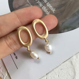 Natural Freshwater Pearl Stud Earrings