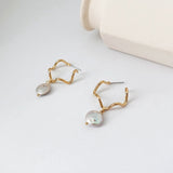 Natural Freshwater Pearl Stud Earrings
