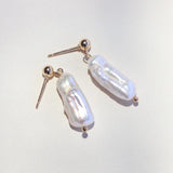 Natural Freshwater Pearl Stud Earrings