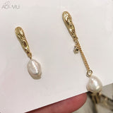Natural Freshwater Pearl Stud Earrings